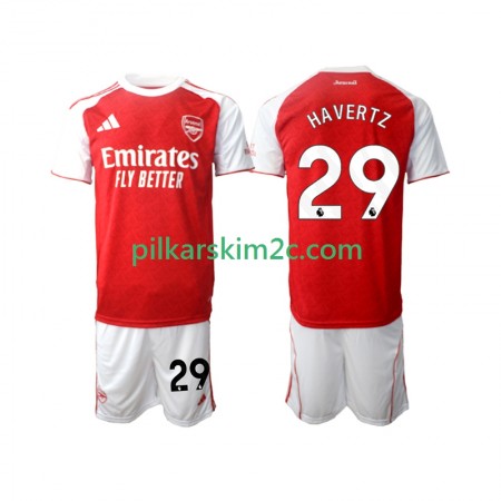 Koszulka Arsenal Kai Havertz 29 Dziecięca Główna 2025/26 Koszulki Piłkarskie